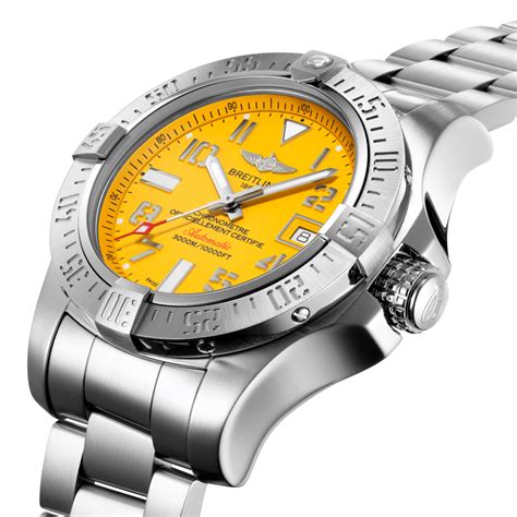 breitling avenger seawolf yellow.